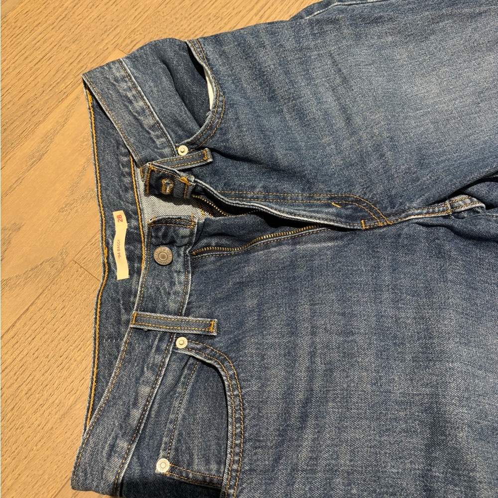 Levi's Dark Blue Wide Leg Jeans